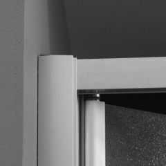 DYNAMIC B6 100 – Sprchové dvere zalamovacie 97-101cm, chróm satin