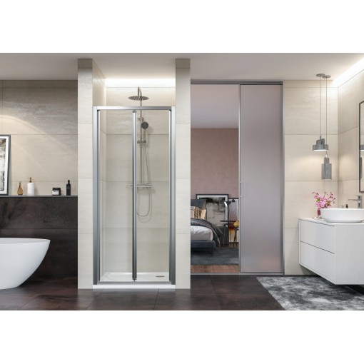 DYNAMIC B6 100 – Sprchové dvere zalamovacie 97-101cm, chróm satin