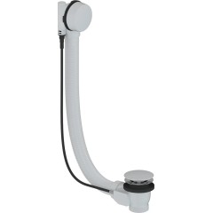 Vaňová súprava ovládacia bovdenom 6/4“ - zátka 72mm - biela lesklá - 80 cm