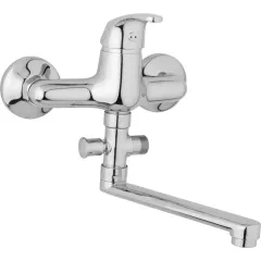 JB Sanitary Nástenná umývadlová a sprchová batéria SLIM, rozteč 150 mm, bez príslušenstva, ramienko 200 mm A10 36 00