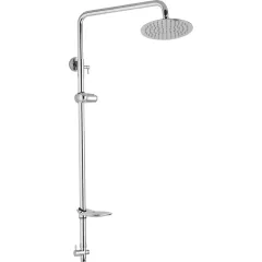 JB Sanitary Sprchová zostava pre horný vývod, priemer 20 cm, vrátane keramický prepínač, mydelnička, držiak sprchy, bez príslušenstva SS 31 10