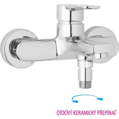 JB Sanitary Vaňová nástenná batéria MIRAM, rozteč 150 mm, bez príslušenstva M10 50 00
