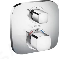 Hansgrohe Termostatická batéria pod omietku s uzatváracím ventilom, chróm 15707000
