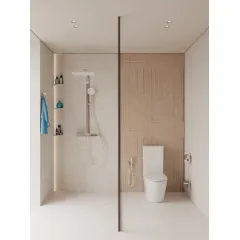 kielle WC kombi set s nádržkou a doskou softclose, Vortex, biela 30202000
