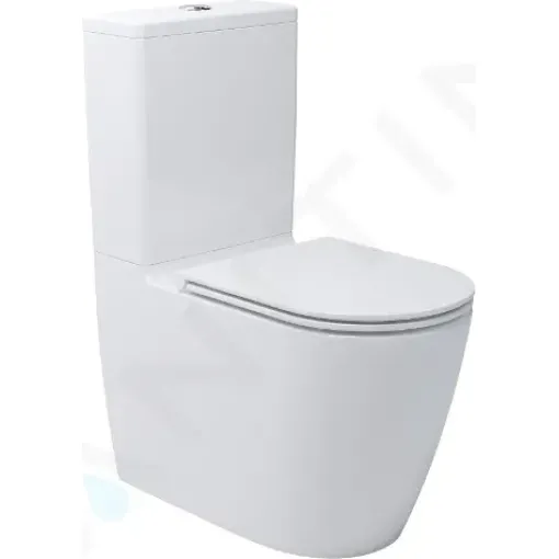 kielle WC kombi set s nádržkou a doskou softclose, Vortex, biela 30202000