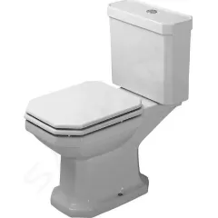 Duravit Stojaca WC kombi misa, vodorovný odpad, biela 0227090000
