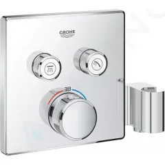 Grohe Termostatická vaňová batéria pod omietku, s dvoma ventilmi a držiakom na sprchu, chróm 29125000