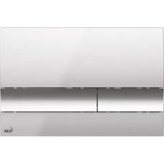 ALCADRAIN Renovmodul - predstenový inštalačný systém s chrómovým tlačidlom M1721 + WC CERSANIT CLEANON PARVA + SEDADLO AM115/1000 M1721 PA1