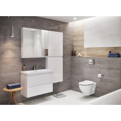 CERSANIT - SET 981 MODUO SLIM 60 BIELA DSM (SKRINKA + UMÝVADLO) S801-227-DSM