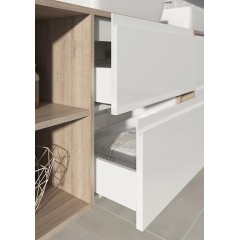 CERSANIT - SET 981 MODUO SLIM 60 BIELA DSM (SKRINKA + UMÝVADLO) S801-227-DSM