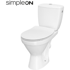 CERSANIT - WC KOMBI 696 CERSANIA SIMPLEON 010 3/ 6L+DUROPLAST SLIM SEDADLO SOFTCLOSE K11-2338