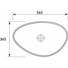 CERSANIT - MODUO 55 NEPRAVIDELNÉ UMÝVADLO K116-052
