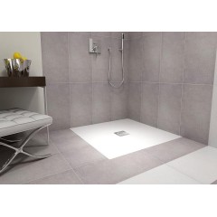POLYSAN - FLEXIA sprchová vanička z liateho mramoru s možnosťou úpravy rozmeru 100x100cm 71552