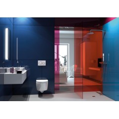 GEBERIT SIGMA20 ovládacie tlačítko, dual flush, biela lesk /chróm 115.882.KJ.1