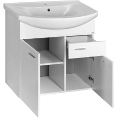 AQUALINE - ZOJA umývadlová skrinka 71,5x74x34cm, biela 51075A