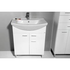 AQUALINE - ZOJA umývadlová skrinka 71,5x74x34cm, biela 51075A