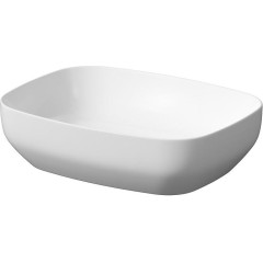 CERSANIT - Umývadlo na dosku LARGA Rectangular biela mat (50x38) K677-016