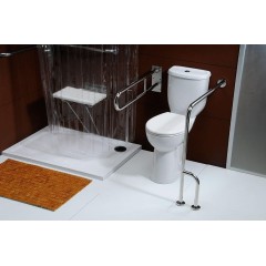 SAPHO - HANDICAP WC kombi misa zvýšená 36,3x67,2cm, spodný odpad BD301.410.00