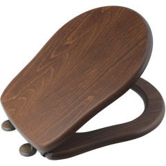 KERASAN - RETRO WC sedátko, orech/bronz 109340