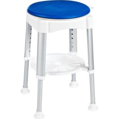 RIDDER - HANDICAP Stolička otočná, nastavitelná výška, biela/modrá A0050401