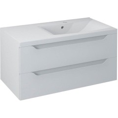 SAPHO - WAVE umývadlová skrinka 89,7x45x47,8cm, biela, pravá WA093-3030