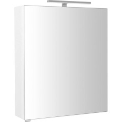 SAPHO - RIWA galérka s LED osvetlením, 60x70x17cm, biela lesk RIW060-0030