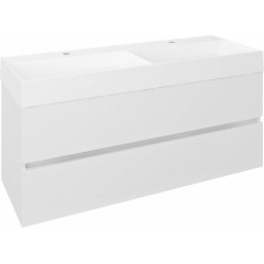 SAPHO - ODETTA umývadlová skrinka 118x50x43,5cm, biela lesk DT120-3030