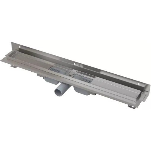 Alcaplast APZ104-650-LOW podlahový žľab k stene v.55mm ZNÍŽENÝ min. 700mm kút APZ104-650