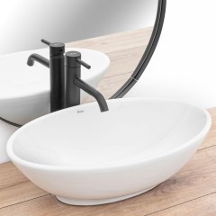 REA - SET umývadlo na dosku + batéria + klik klak KPL-09996