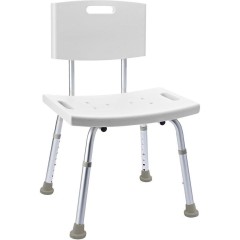 RIDDER - HANDICAP Stolička s operadlom, nastaviteľná výška, biela A00602101