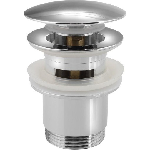 SAPHO - Umývadlová výpust 5/4", click-clack, veľká zátka, 30-45, chróm CV1007