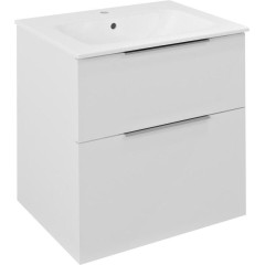 SAPHO - CIRASA umývadlová skrinka 59,2x64x46cm, biela lesk CR601-3030
