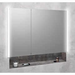 SAPHO - INTEGRA zápustná galérka s LED osvetlením, 85x70cm IN085