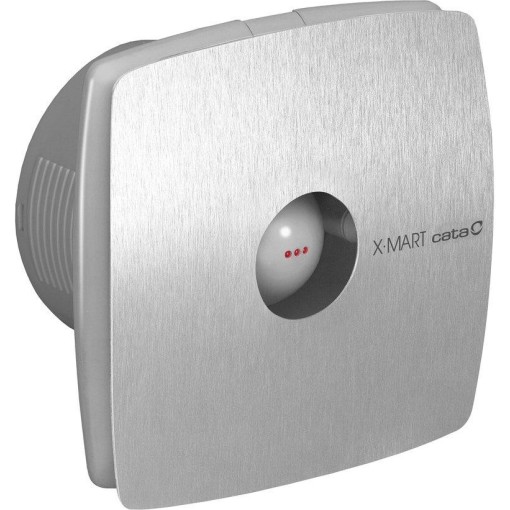 CATA - X-MART 12 kúpeľňový ventilátor axiálny, 20W, potrubie 120, nerez mat 01050000