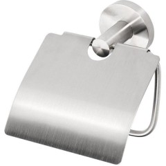SAPHO - X-STEEL držiak toaletného papiera s krytom, nerez mat XS701